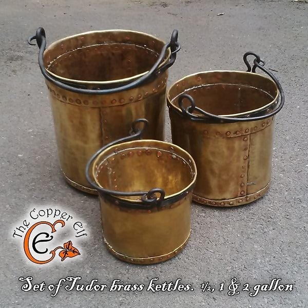 Tudor riveted kettles