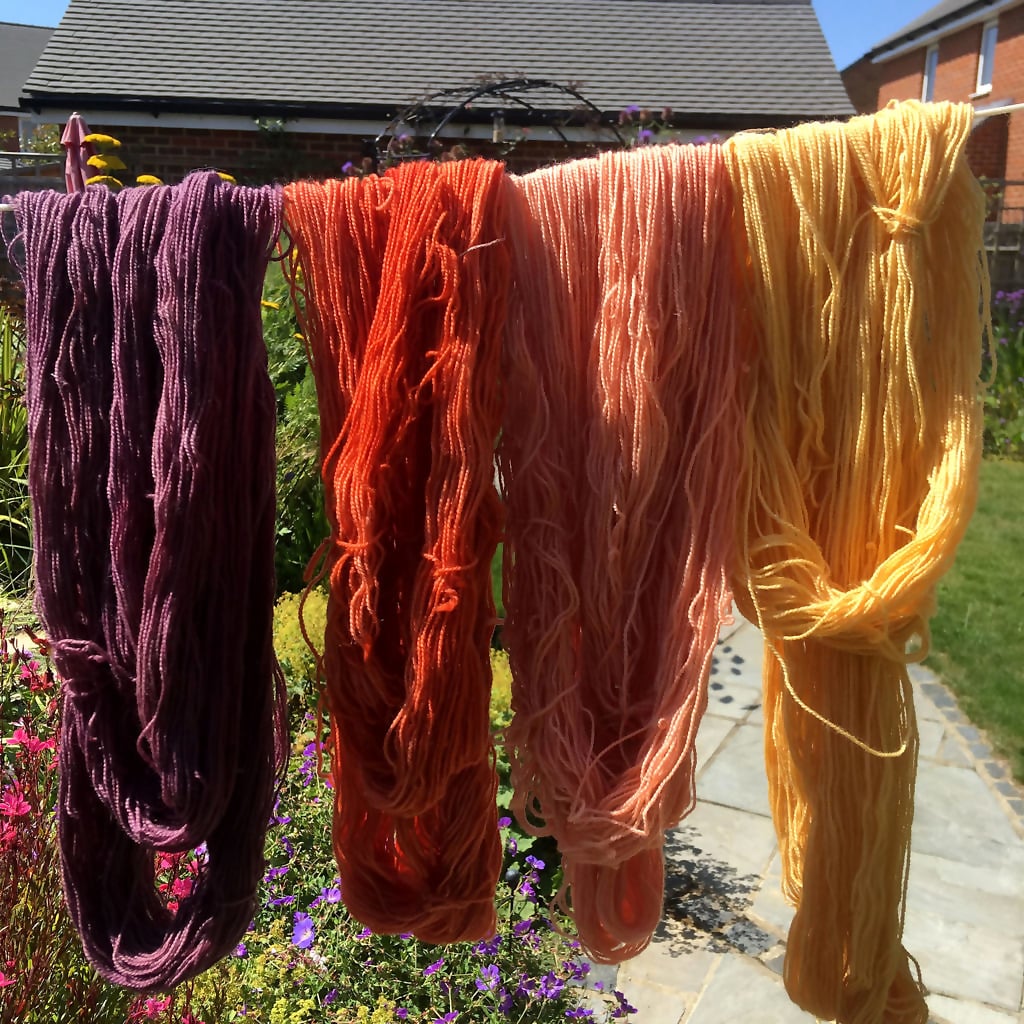 Naturally Plant Dyed Yarns