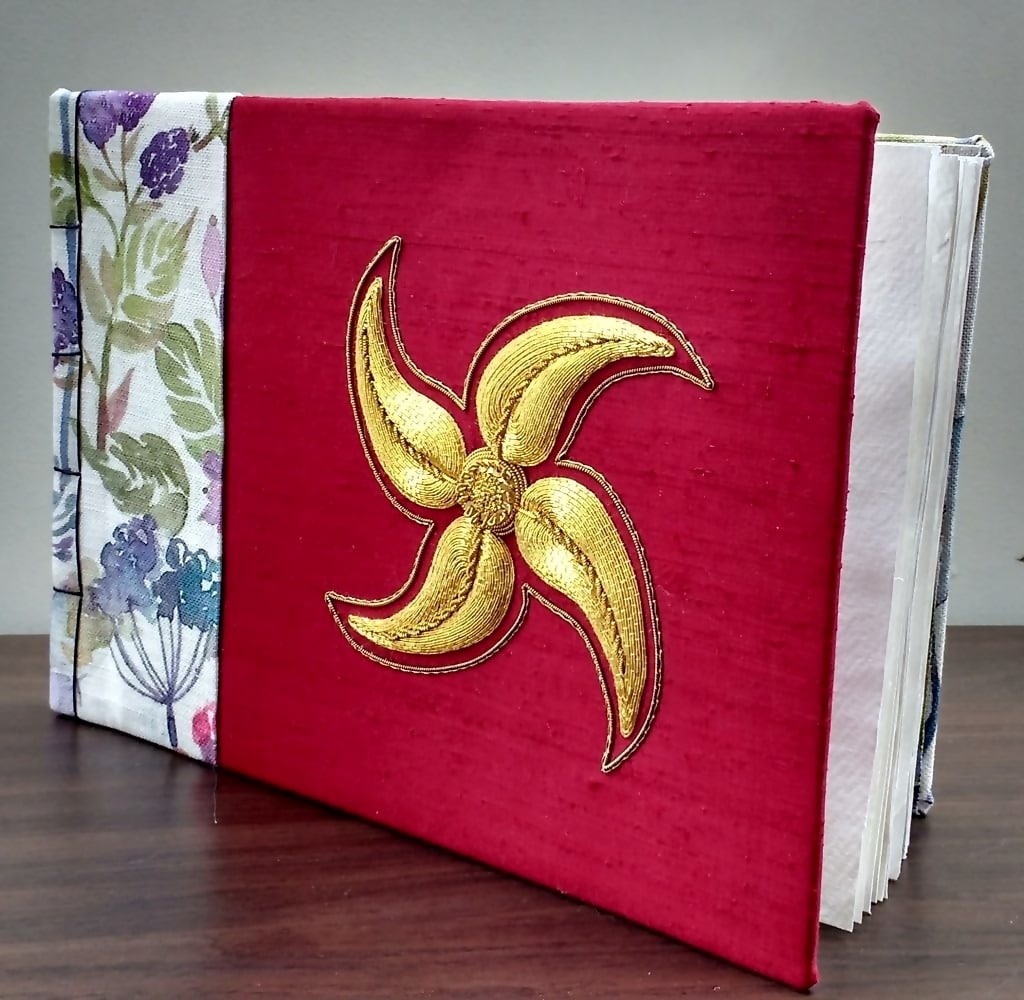 Handmade goldwork book