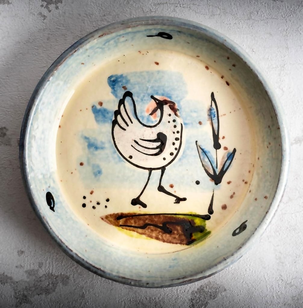 Lunch Plate with hen