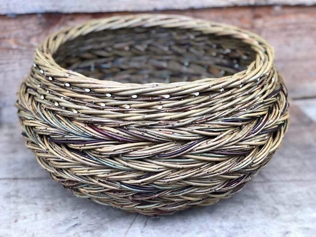 Rope wale basket