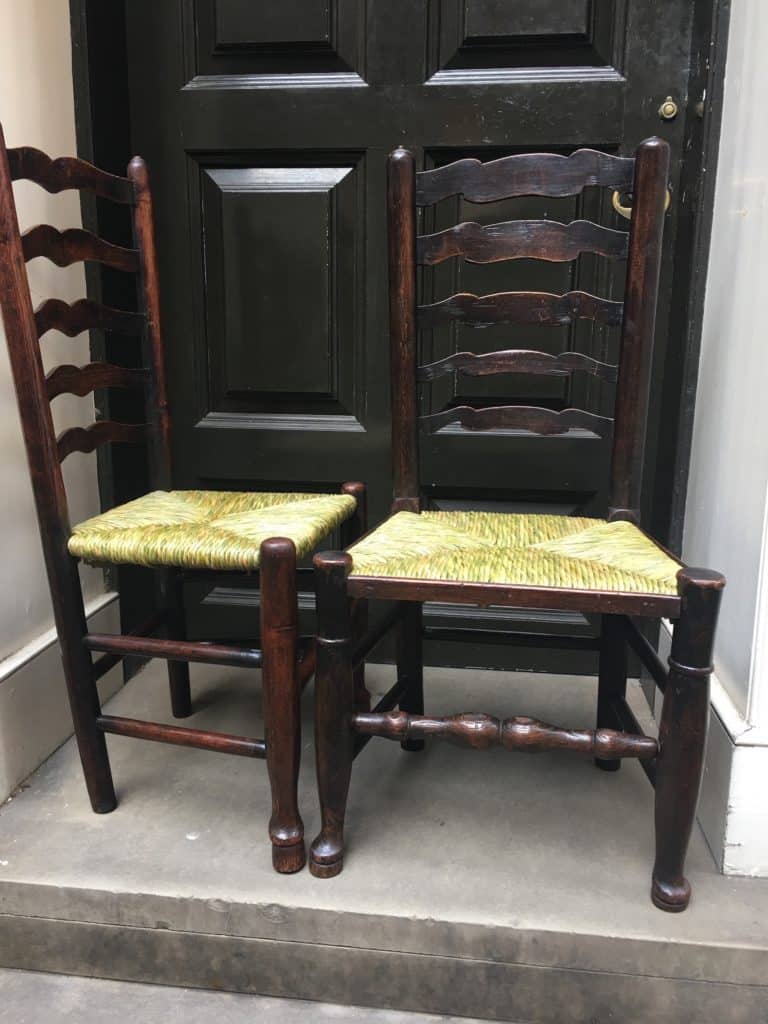 Ladder Back Rush Chairs