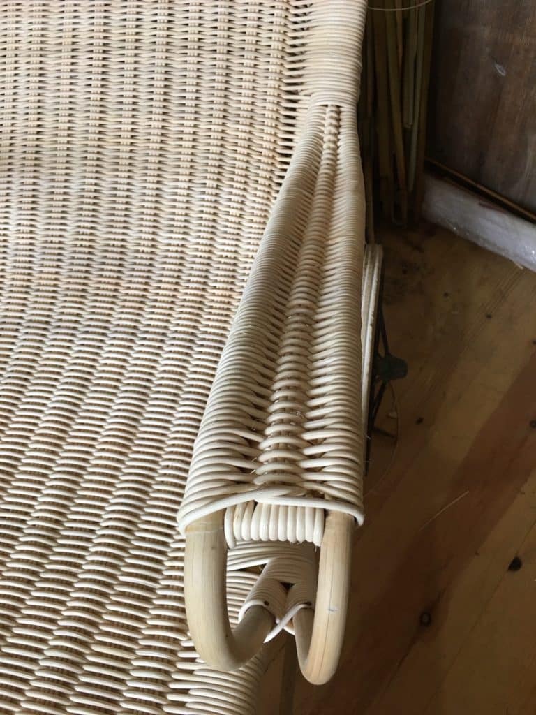 Wicker Sun-lounger
