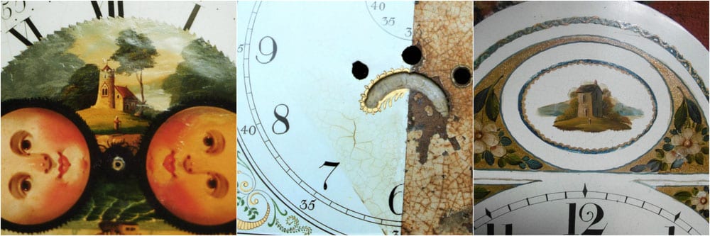 Clock dial restoration