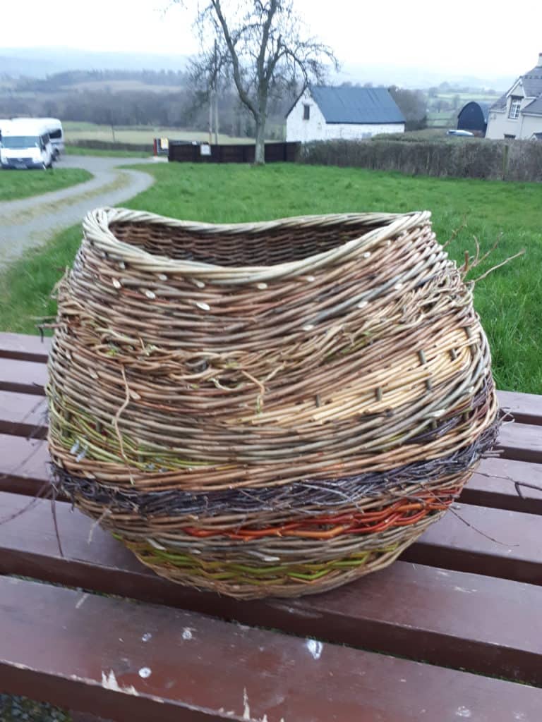 Crazy bowl basket