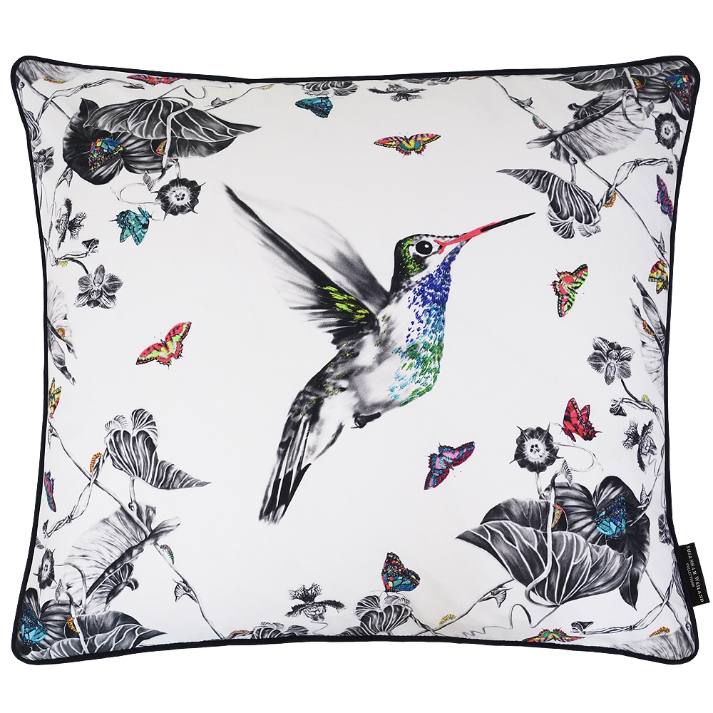 Hayden The Hummingbird Hand Embroidered Cushion