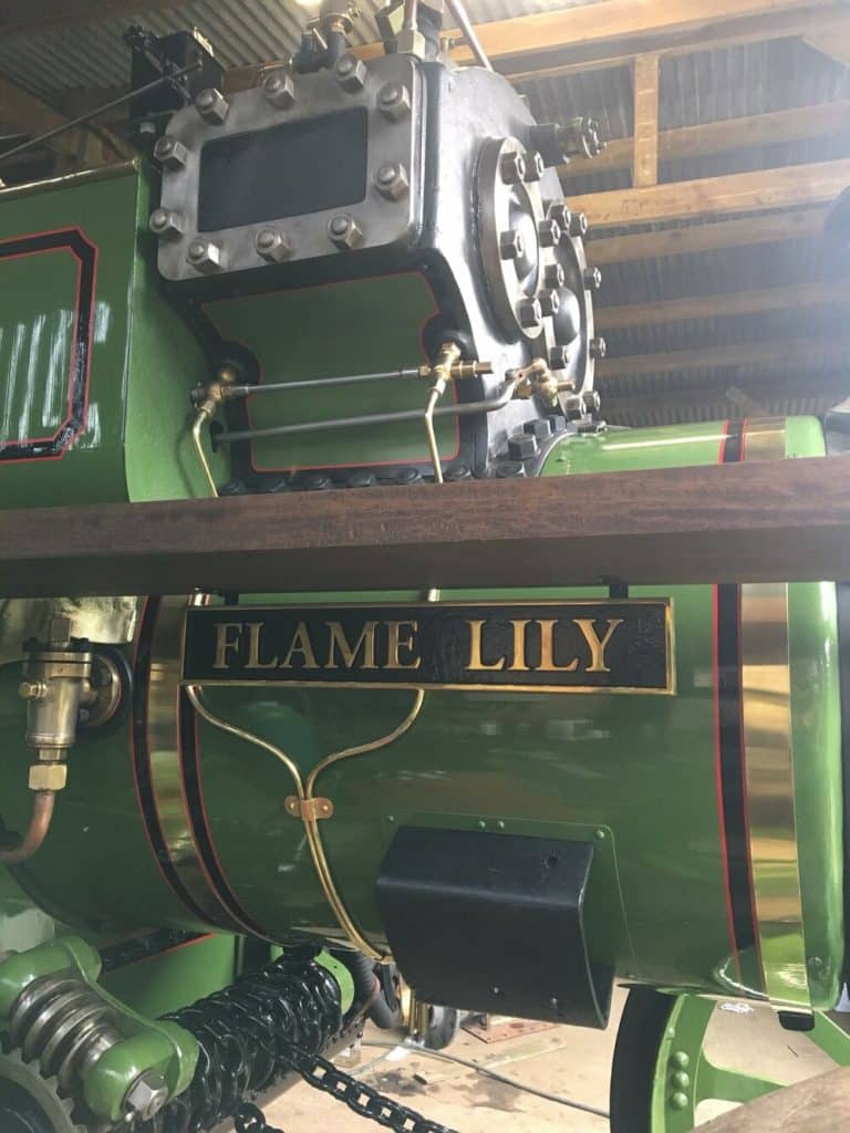 Lining Aveling & Porter Steam Engine