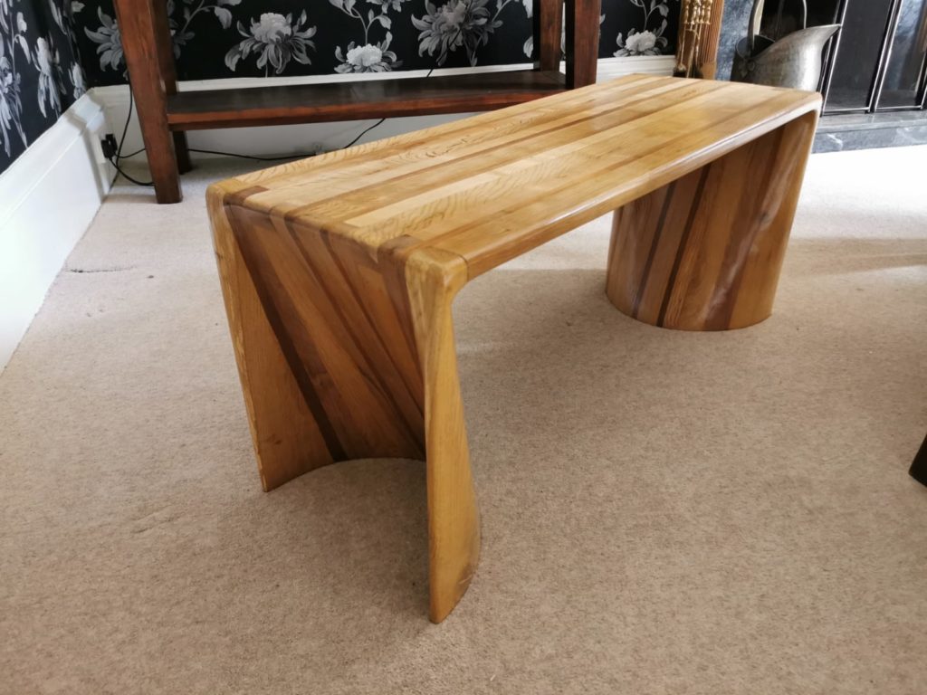 A Hand Carved Bench
