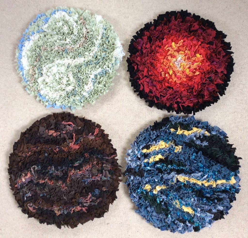 ‘Elements’, progged seat mats