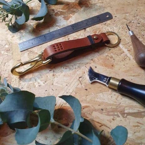 ‘Sycamore Fob’ The Bespoke Handmade Leather Key Fob