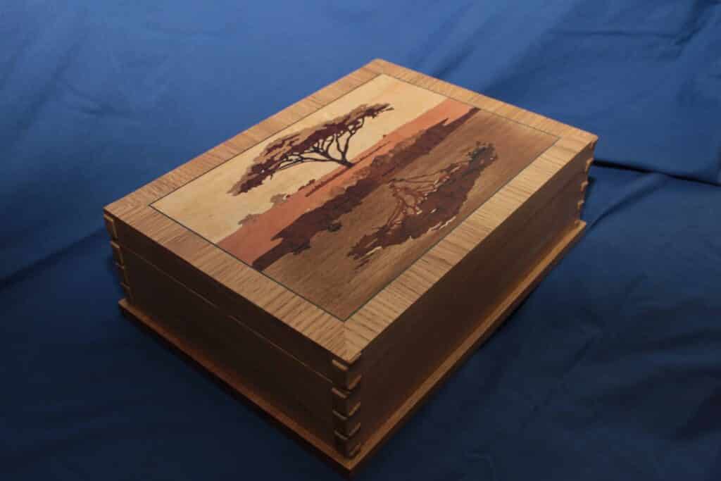Acacia marquetry