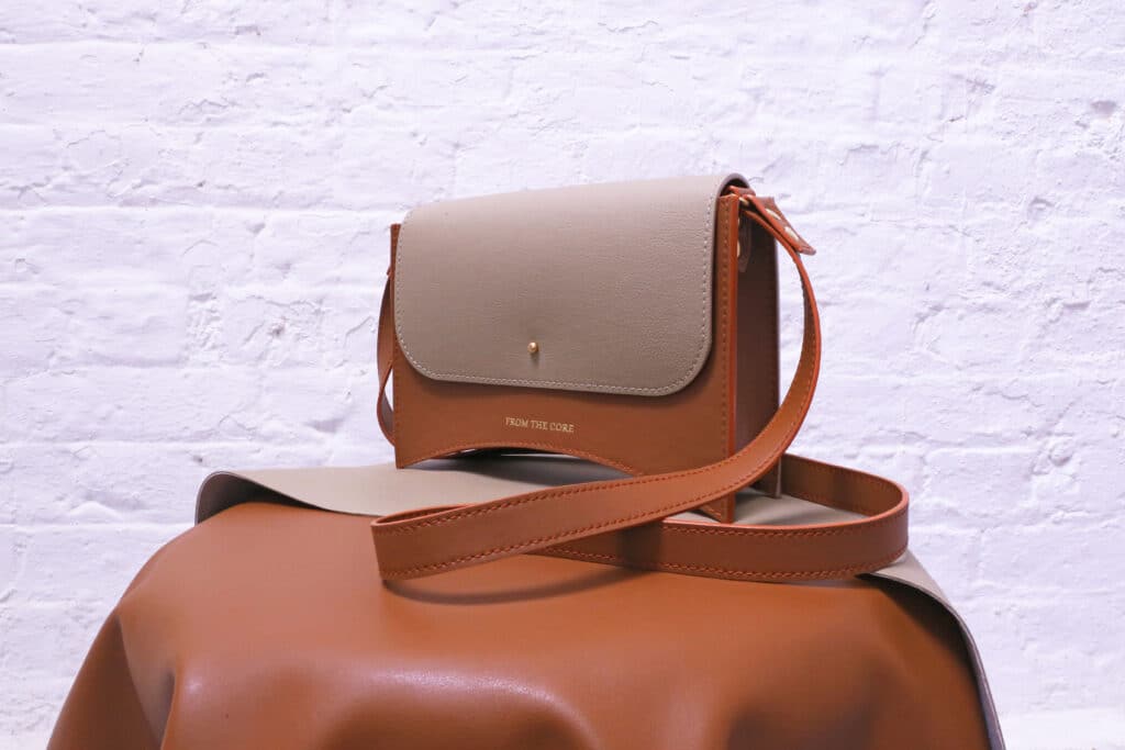 Vegan leather bag manufacturing