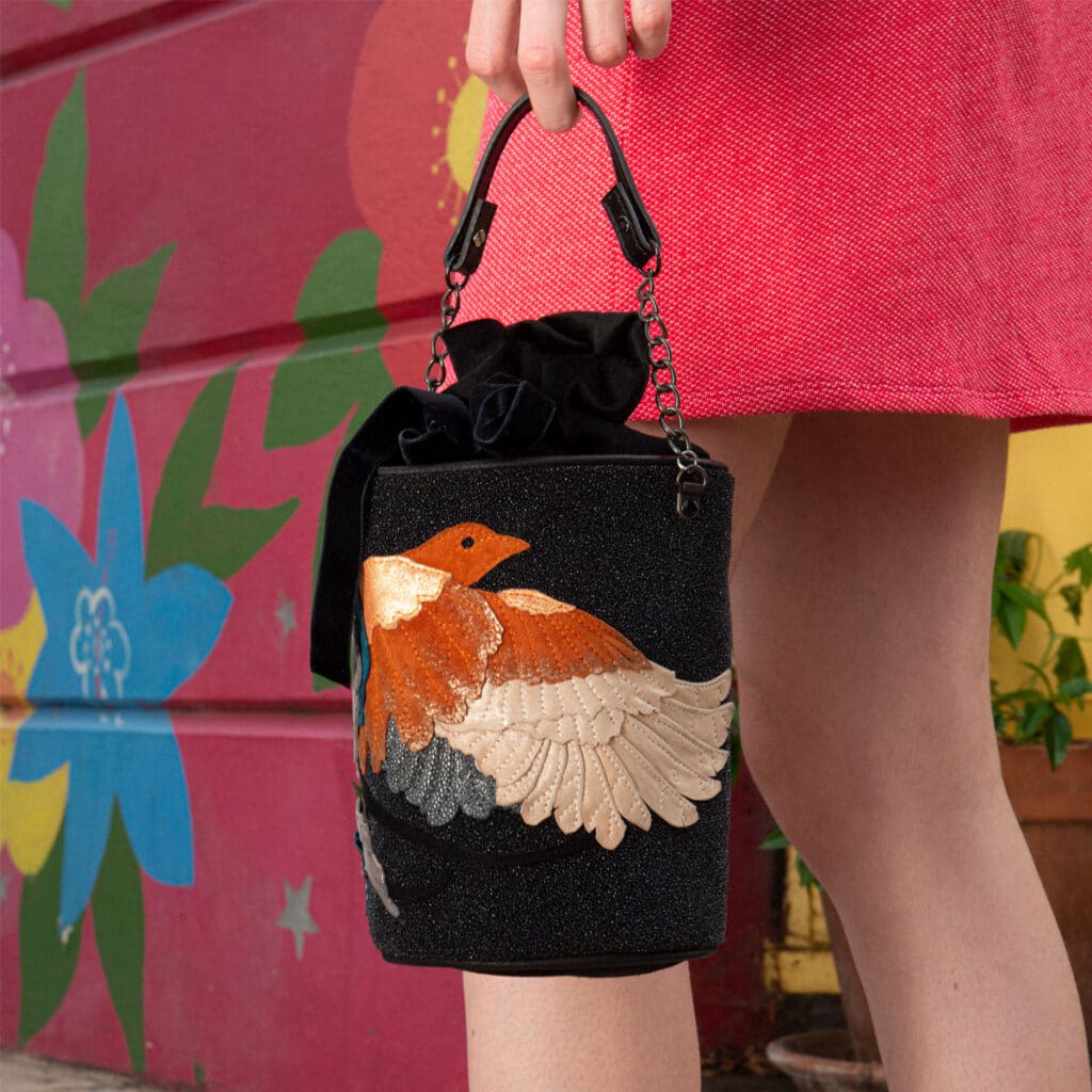 Embellished leather bags