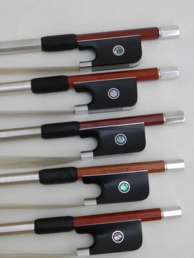 Bows for instruments of the violin family