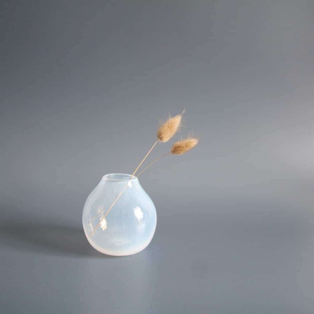 Milky Bud Vase