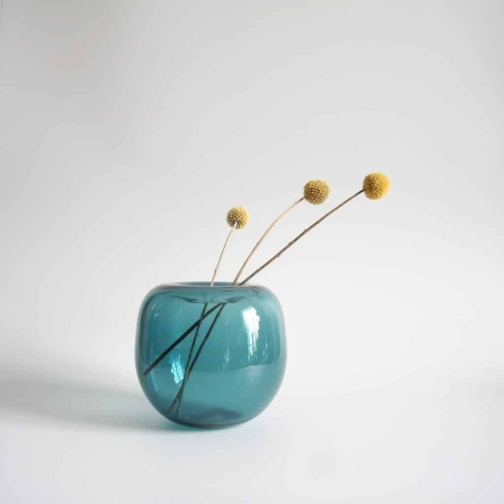 Sphere Vase in Forest Green
