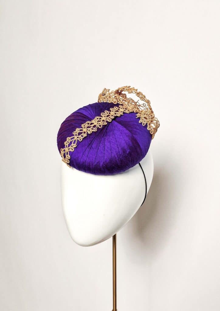 Hat made to wear to Schweizer Strohmuseum, Wohlen.
