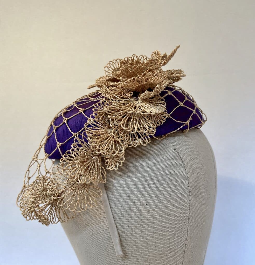 Hat made to wear to Schweizer Strohmuseum, Wohlen.