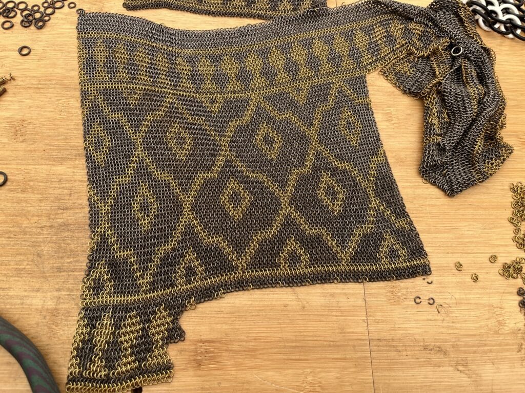 Persian Maille – current work in progress