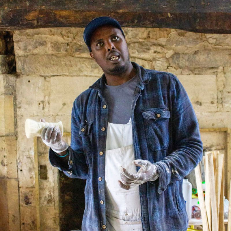 Daahir Mohamed, plasterer