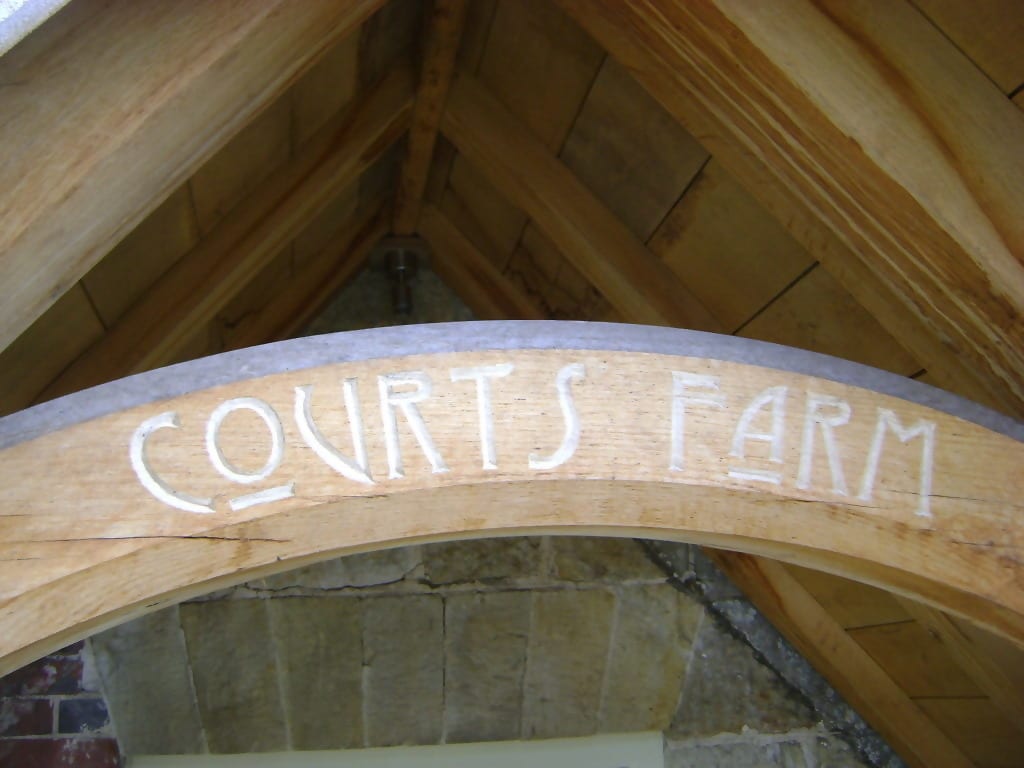 Porch carving