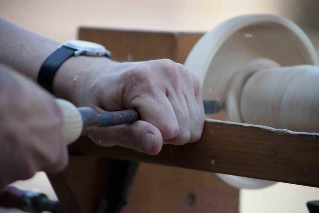 A bowl in the making.