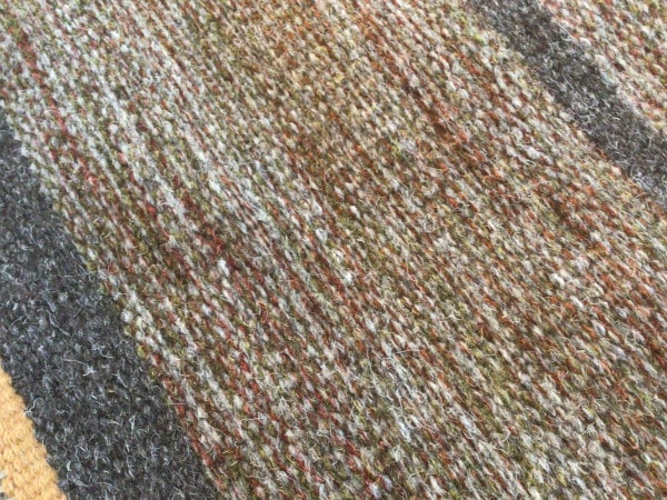 Blue Edge Rug Detail