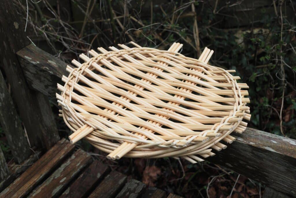 Tray in Stripped Willow