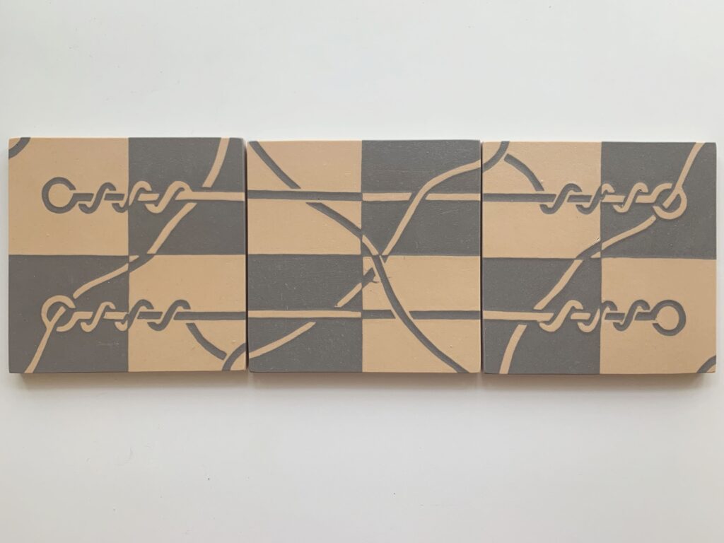Encaustic tiles, Craven Dunnill Jackfield
