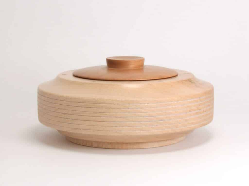 Maple & Cherry Lidded Container