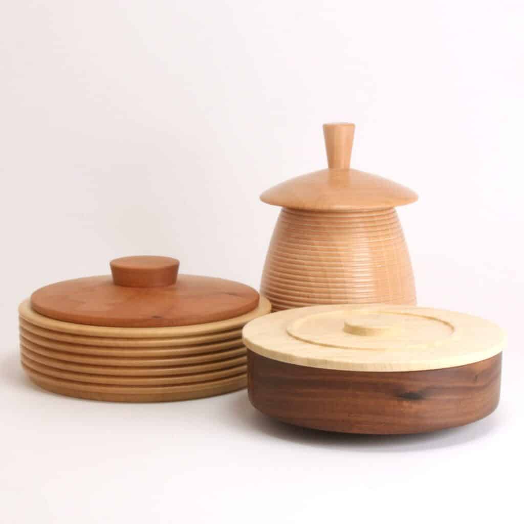 Collection of Lidded Containers
