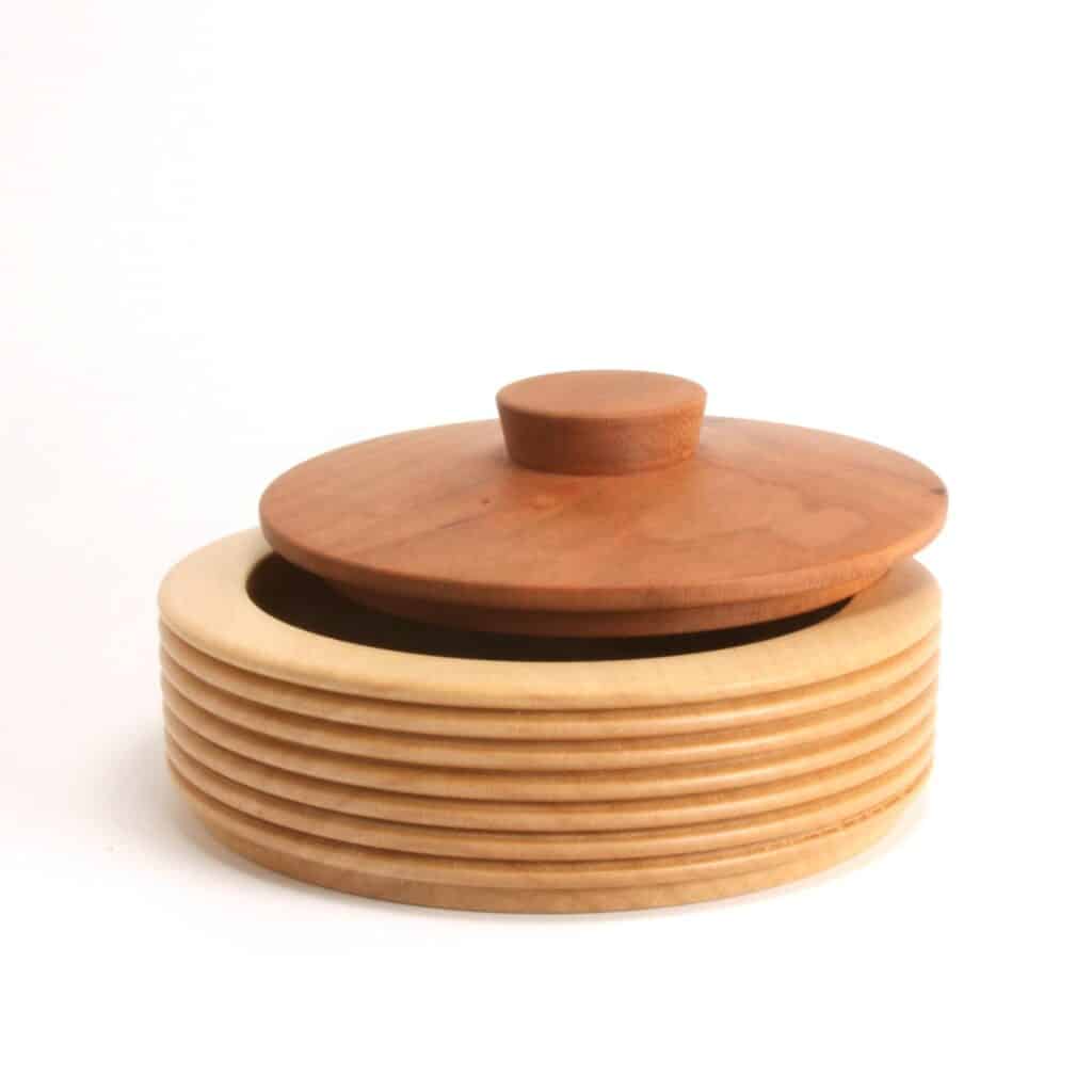 Holly & Cherry Lidded Container