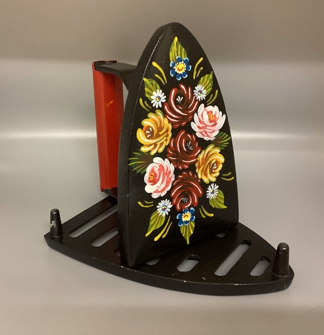 Iron with stand