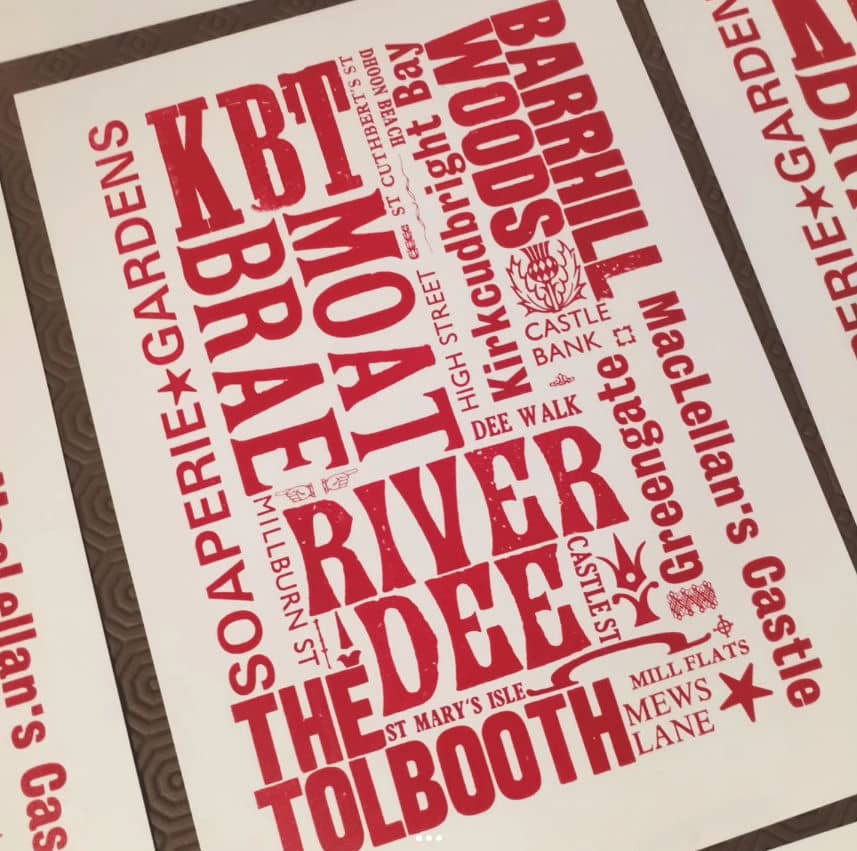 Kirkcudbright Town Letterpress