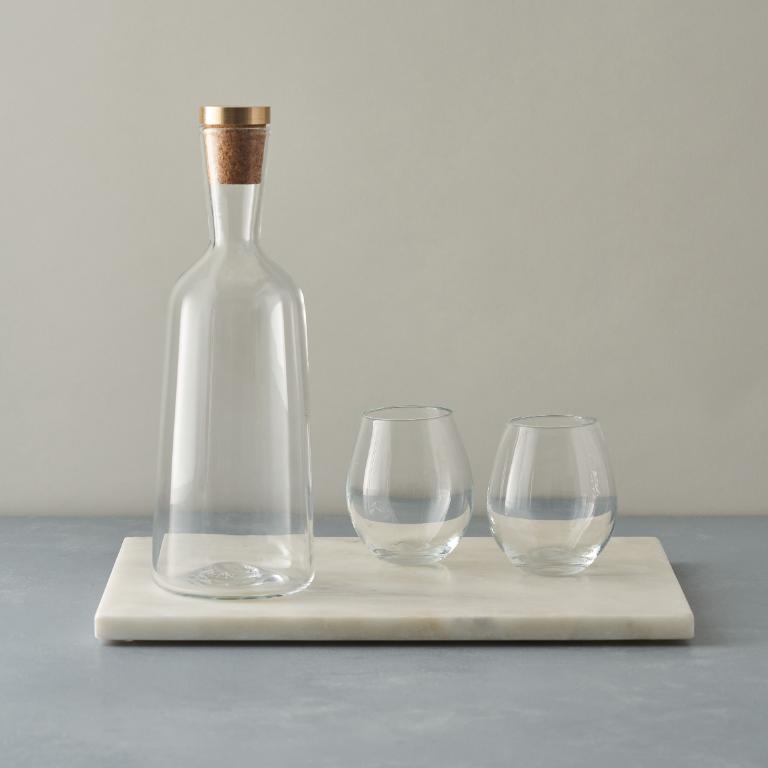 Handblown Gota Whiskey Decanter