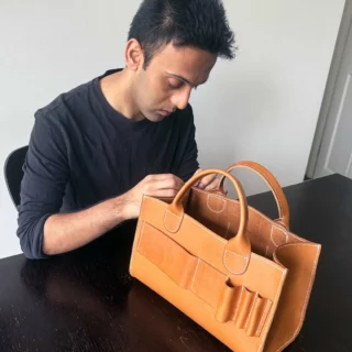 Over 14 posts we are profiling the recipients of our recent round of training bursaries.

Amar Patel, from London, will train in leather bag making with leatherworker @yussico. Alongside the craft skills training, they will develop a plan to launch Amar’s online business with a core collection that he can start making from his home workshop after his training is complete.

Amar’s bursary is funded by @theleathersellers, a grant funder that enables individuals and communities by working with charities, fosters opportunity through education, and supports the leather industry. Amar and his three fellow recipients will each benefit from up to £4,000 in funding, as well as one-to-one support from Heritage Crafts and the opportunity to join the Leathersellers’ Alumni Network.

Amar said:
“Thank you to Heritage Crafts for believing in me and supporting me in my leather craft journey. I’m truly excited.”